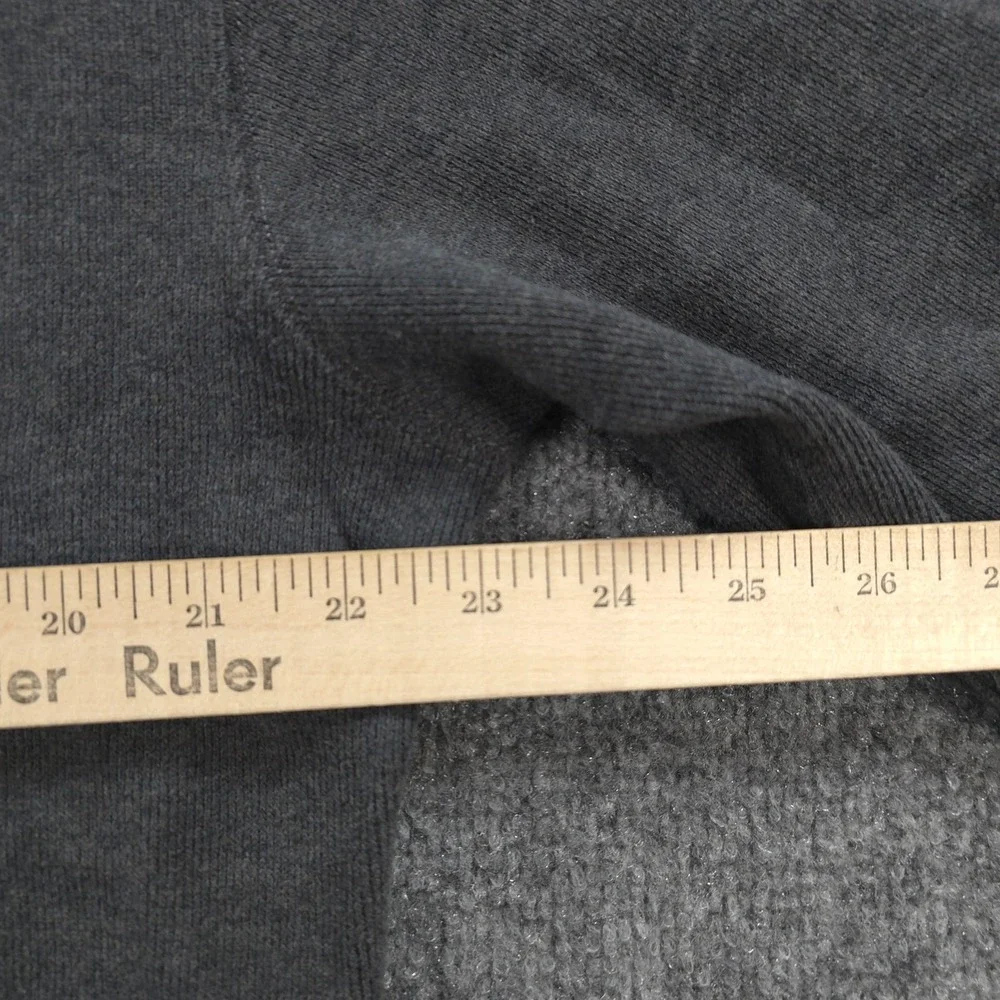 Vintage Polo Ralph Lauren Hoodie Mens M Gray Zip Fleece Sweatshirt Pony Logo